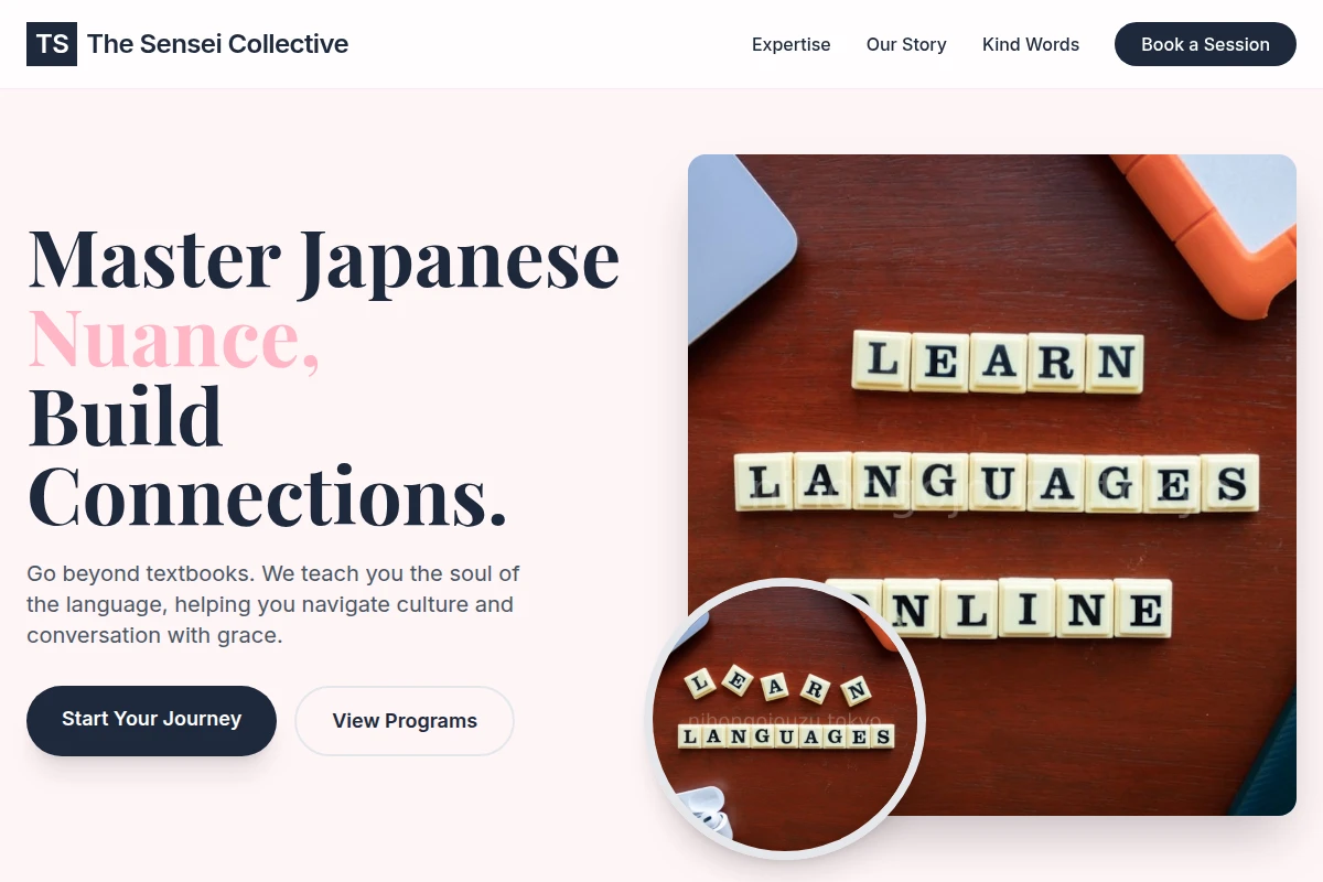 Sensei Language Tutor